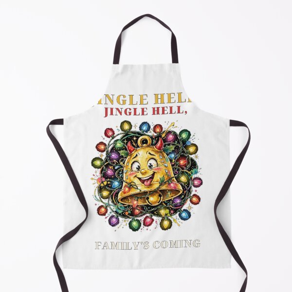 Item preview, Jingle Hell — Funny Frazzled Christmas Bell Tee designed and sold by FitEnvy.