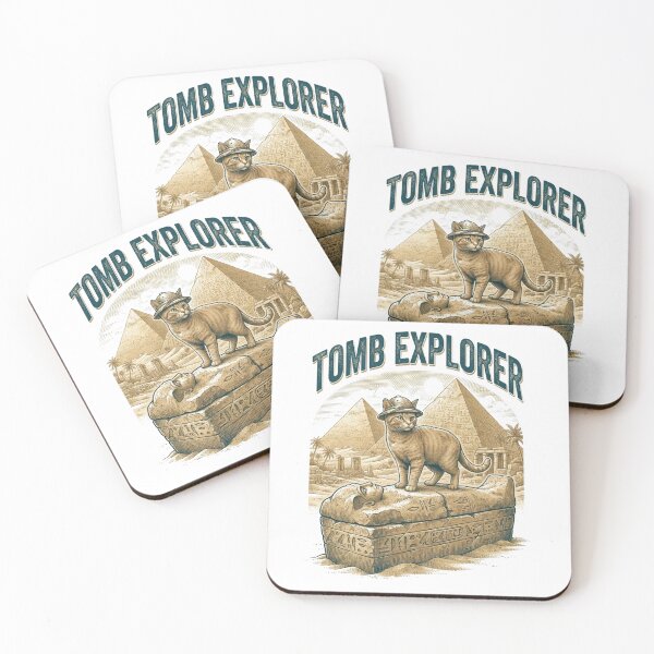 Item preview, Tomb Explorer Funny Mummy Movie Adventure Movie Cat Lover Explorer Gift designed and sold by FurRealStudioCo.