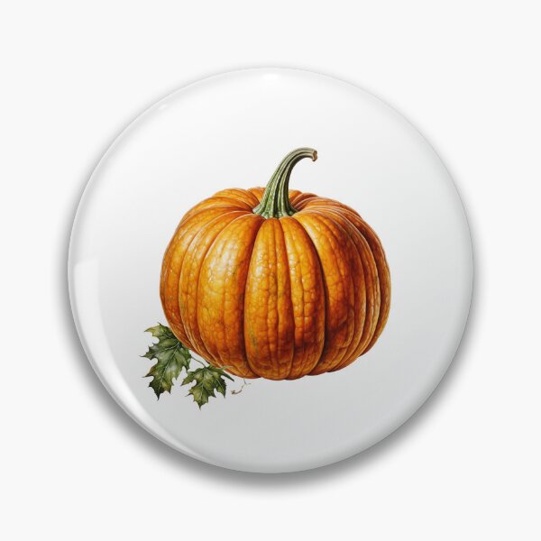 Item preview, Pumpkin in watercolor style  designed and sold by MiraCleAI.