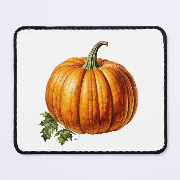 Item preview, Pumpkin in watercolor style designed and sold by MiraCleAI.