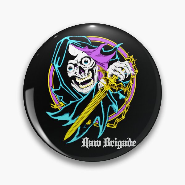 Item preview, white Skull Frame With Knife designed and sold by nerdyygraphic.
