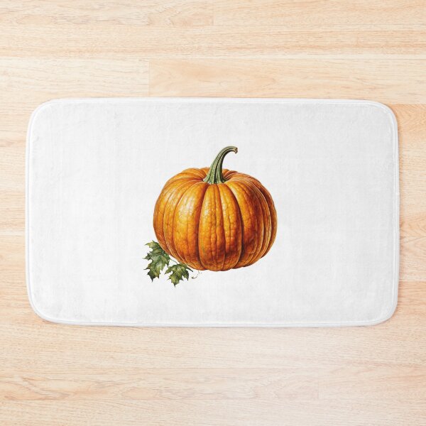 Item preview, Pumpkin in watercolor style  designed and sold by MiraCleAI.