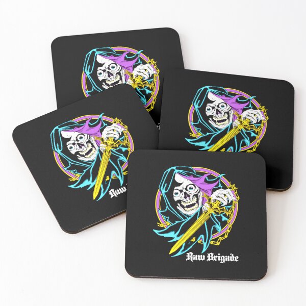 Item preview, white Skull Frame With Knife designed and sold by nerdyygraphic.