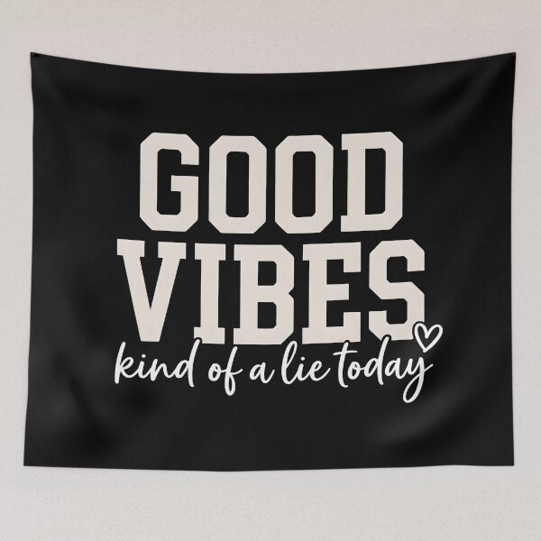 Item preview, Sarcastic Positivity Typography – Relatable Mood Humor designed and sold by Everyday Vibe Studio.