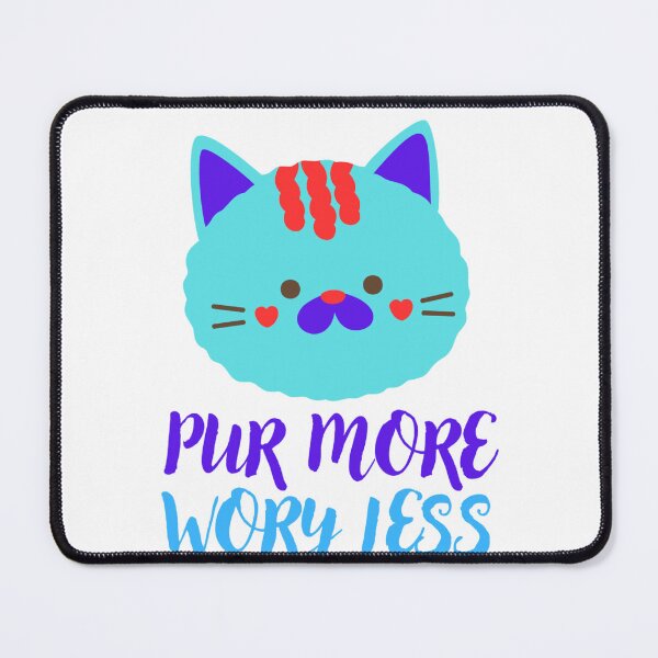 Item preview, Purr More Worry Less - Cute Cat Lover Design designed and sold by walbayzon.