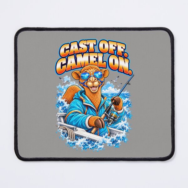 Item preview, Cast Off. Camel on – Funny Outdoor Exploring T-Shirt – Funny Camel T-Shirt Animal Graphic Camel T-Shirt designed and sold by Camel & Quirk.