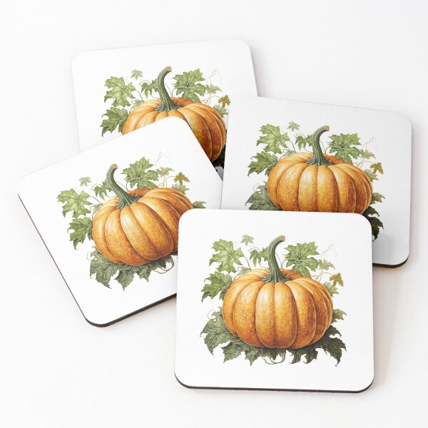 Item preview, Pumpkin in watercolor style  designed and sold by MiraCleAI.