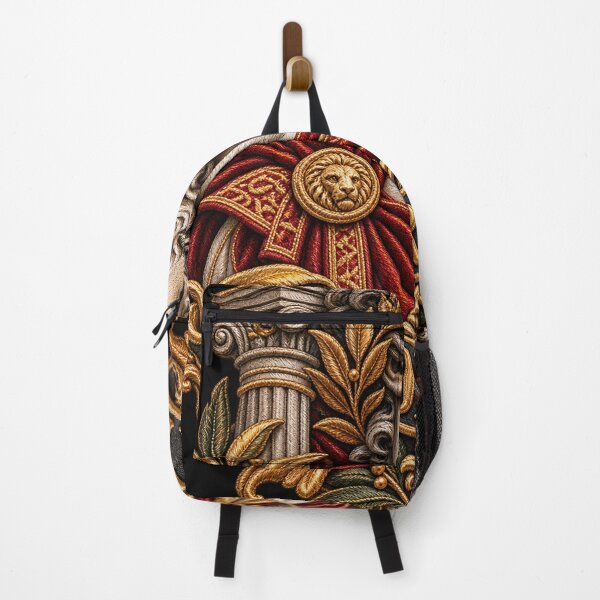 Item preview, Amor Fati Roman Statue Embroidery – Latin Motto Classical Art designed and sold by Emoji Emblems.