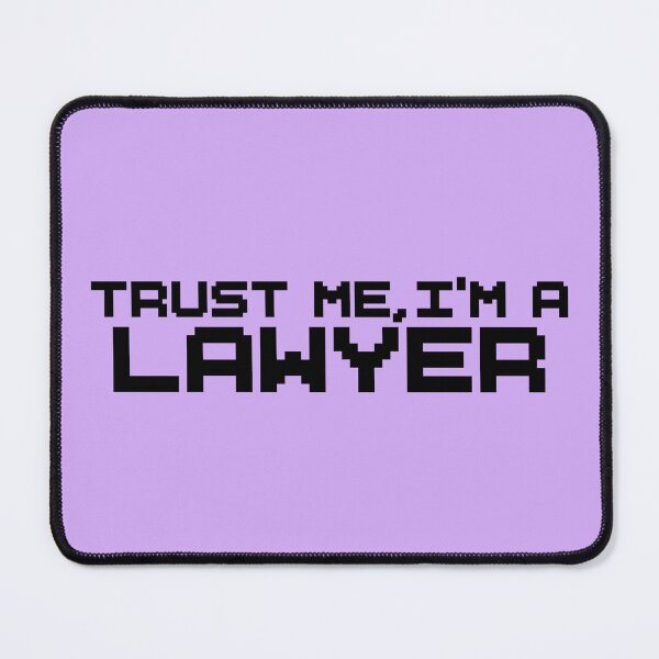 Item preview, Trust Me I’m a Lawyer – Bold Typography Sticker designed and sold by tviyluv.