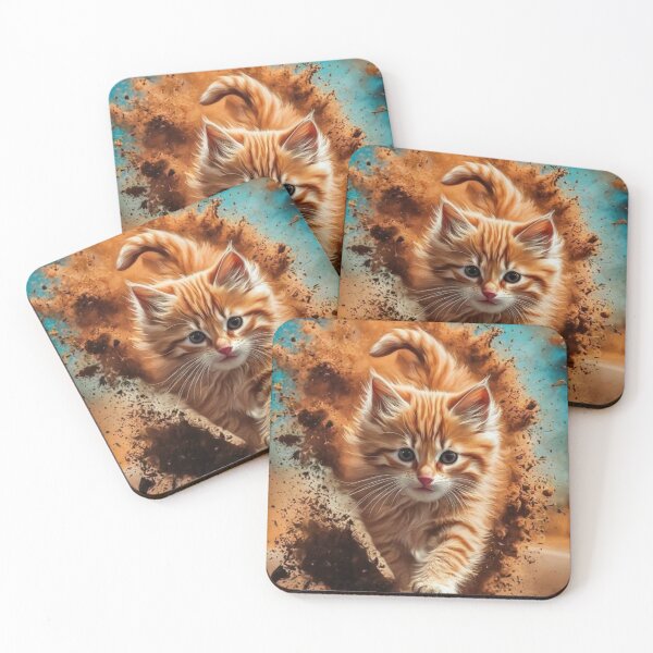 Item preview, Action Hero Ginger Kitten Blast designed and sold by Noah-Gallery.