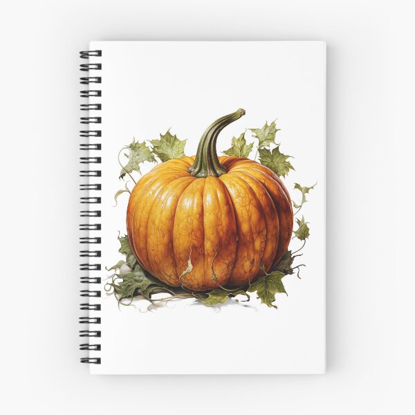Item preview, Pumpkin in watercolor style  designed and sold by MiraCleAI.