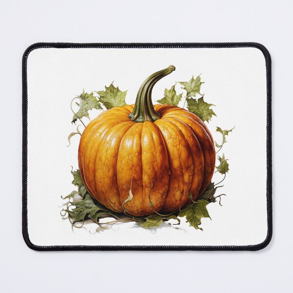 Item preview, Pumpkin in watercolor style designed and sold by MiraCleAI.