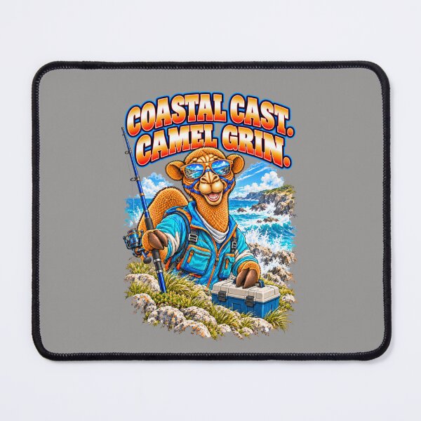 Item preview, Coastal Cast. Camel Grin – Funny Outdoor Exploring T-Shirt – Funny Camel T-Shirt Animal Graphic Camel T-Shirt designed and sold by Camel & Quirk.