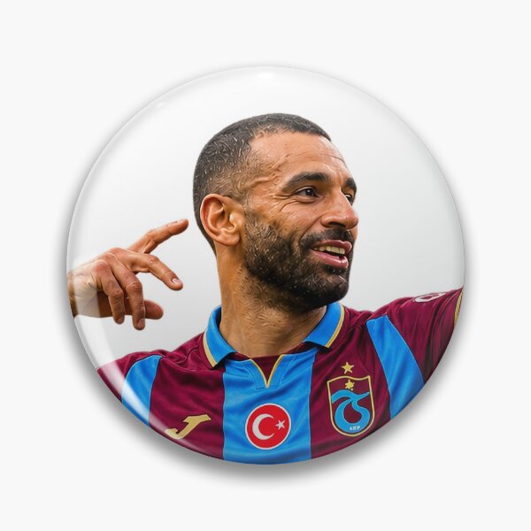 Item preview, Mohamed Salah in Trabzonspor Jersey | Photorealistic Studio Portrait PNG designed and sold by FlatInkStudio.