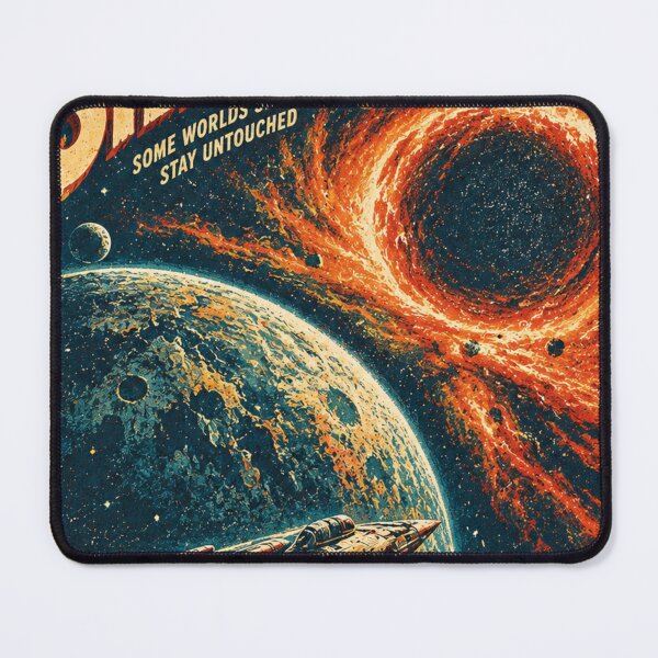 Item preview, Vintage Sci Fi Black Hole Space Escape designed and sold by @SHINTOSARTSTORE.