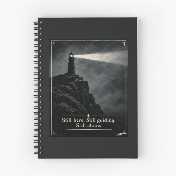 Item preview,  Lone Lighthouse Minimalist Art, Light Cutting Through Fog designed and sold by Artisticanvas.