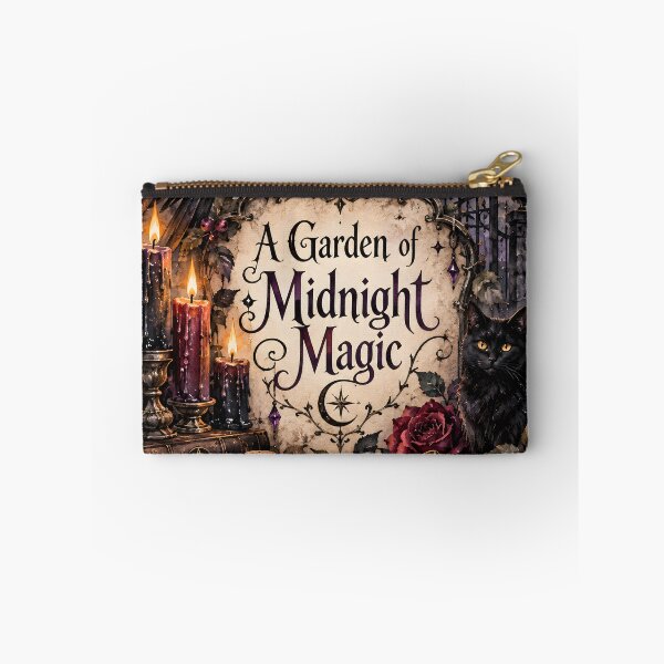 Item preview, A Garden of Midnight Magic – Gothic Raven, Black Cat & Moonlight Halloween Art designed and sold by blankTeeShirt.