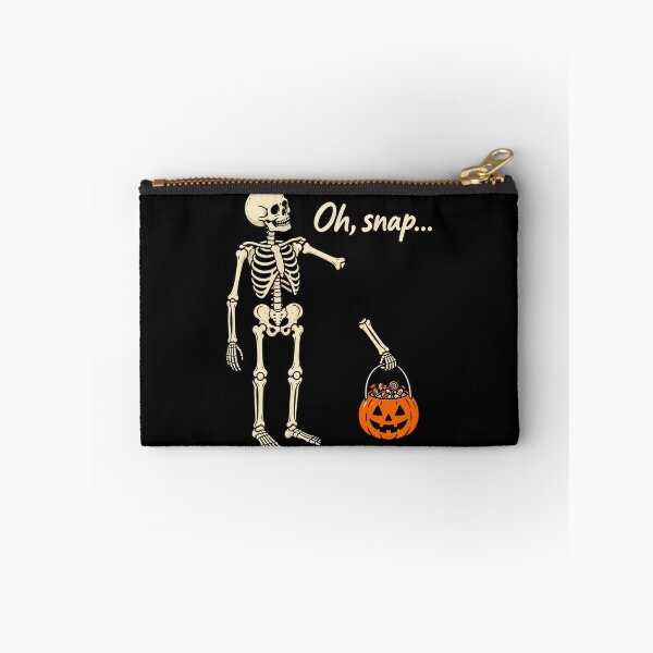 Item preview, Oh Snap Skeleton Halloween Dark Humor designed and sold by SamWoodrt.