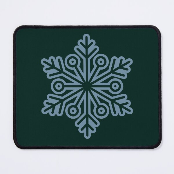 Item preview, Winter Snowflake Dark Green Seamless Pattern Art designed and sold by Jyoti Digital Artist.