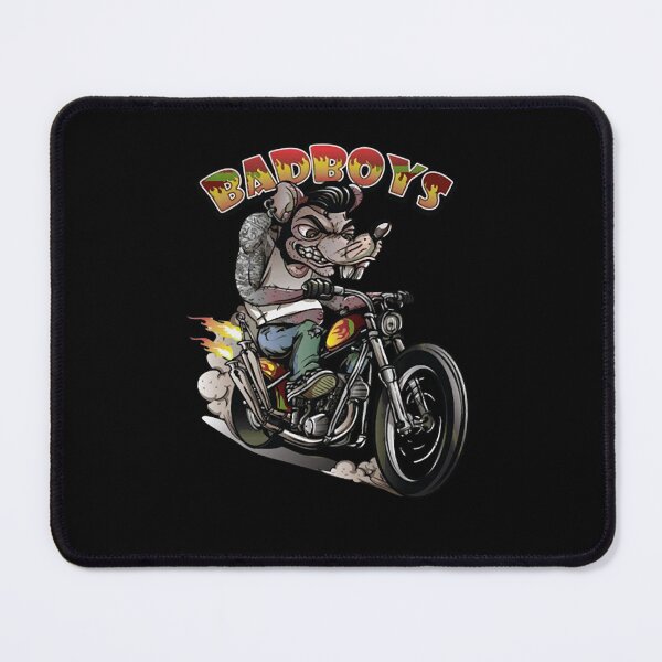 Item preview, Edgy Cartoon Rat Biker Custom Chopper Motorcycle Art designed and sold by HarroBlank.