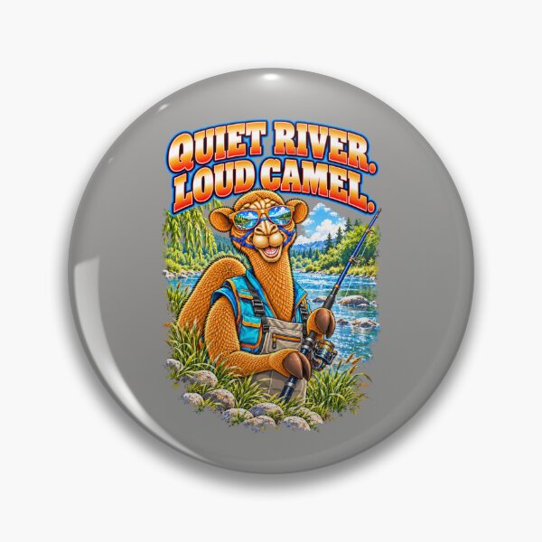 Item preview, Quiet River. Loud Camel – Funny Outdoor Exploring T-Shirt – Funny Camel T-Shirt Animal Graphic Camel T-Shirt designed and sold by Camel & Quirk.