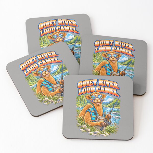 Item preview, Quiet River. Loud Camel – Funny Outdoor Exploring T-Shirt – Funny Camel T-Shirt Animal Graphic Camel T-Shirt designed and sold by Camel & Quirk.