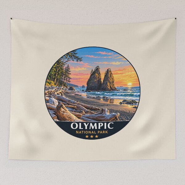 Item preview, Olympic National Park Sticker, Washington designed and sold by Gideon Emmerich.