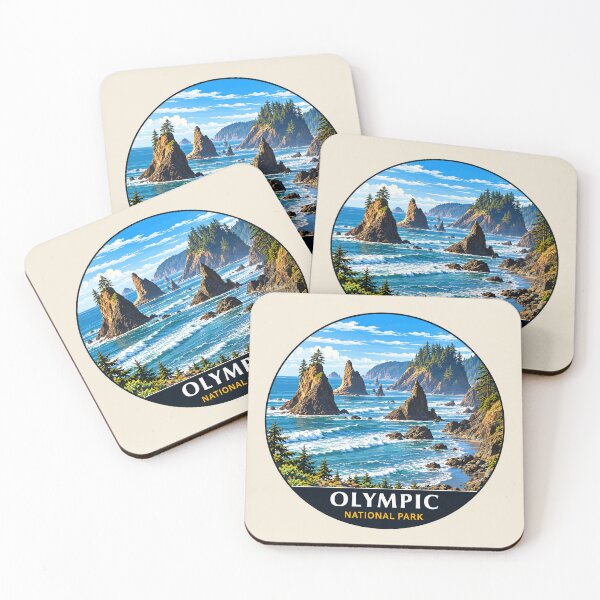 Item preview, Olympic National Park Sticker, Washington designed and sold by Gideon Emmerich.