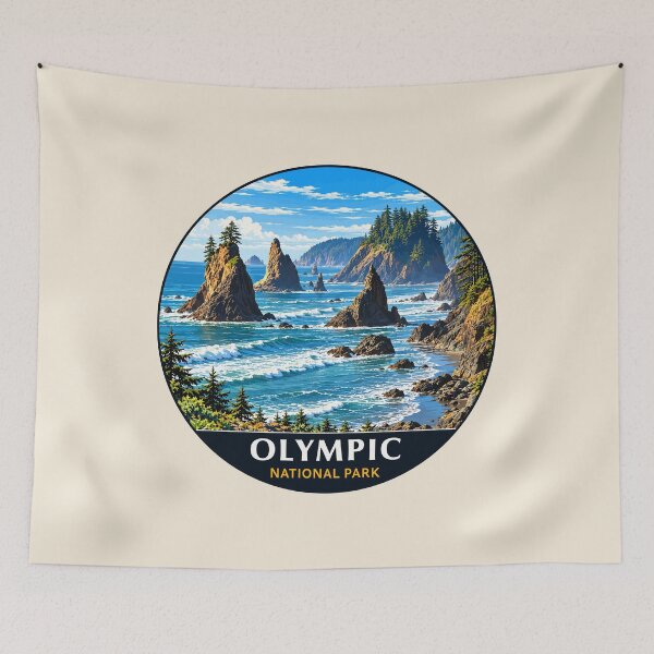 Item preview, Olympic National Park Sticker, Washington designed and sold by Gideon Emmerich.