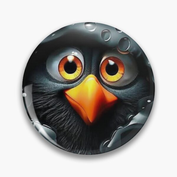 Item preview, Cute Bird Peeking Through Water Drops designed and sold by Noah-Gallery.