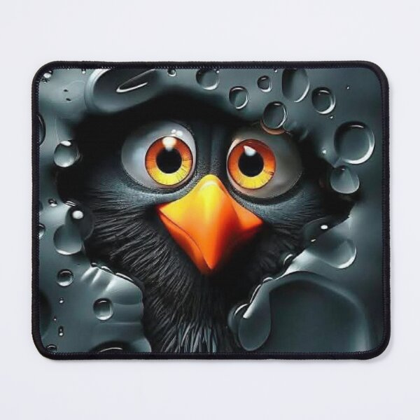 Item preview, Cute Bird Peeking Through Water Drops designed and sold by Noah-Gallery.