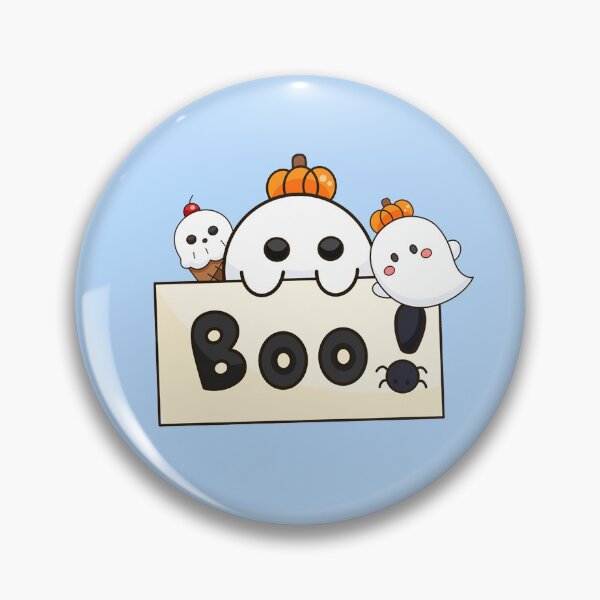 Item preview, Cute Kawaii Ghost Boo Halloween Illustration designed and sold by Porpor Artwork.