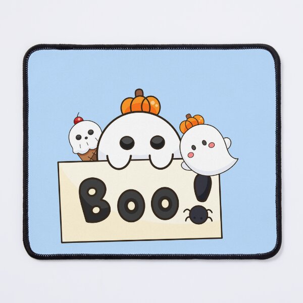 Item preview, Cute Kawaii Ghost Boo Halloween Illustration designed and sold by Porpor Artwork.
