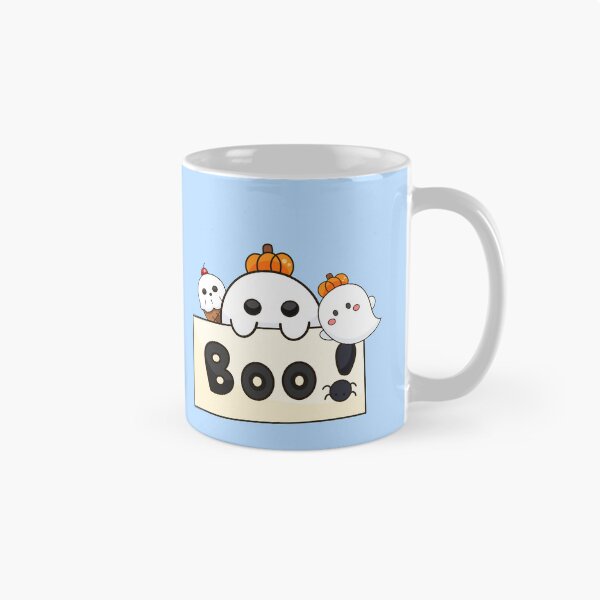 Item preview, Cute Kawaii Ghost Boo Halloween Illustration designed and sold by Porpor Artwork.