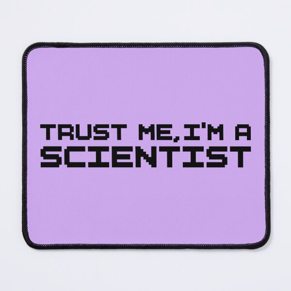 Item preview, Trust Me I’m a Scientist – Bold Typography Sticker designed and sold by tviyluv.