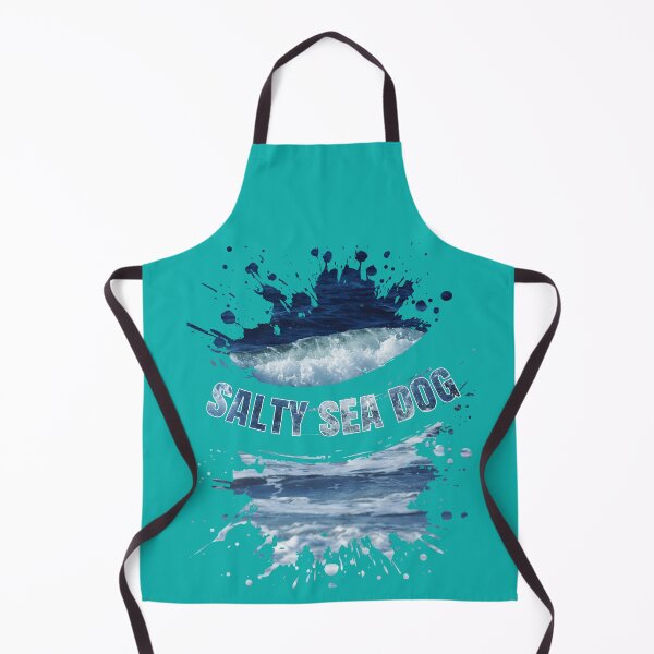 Aperçu de l'œuvre Chien de mer salé, vagues de l'océan, éclaboussures, art nautique créée et vendue par DreamBig-Shop.