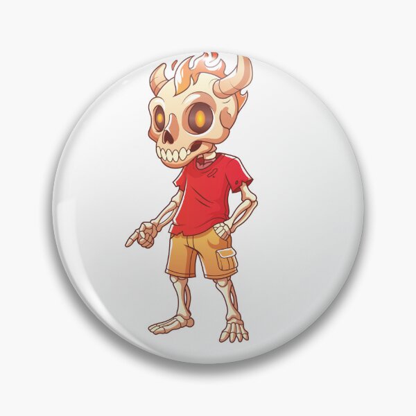 Item preview, Horned Flaming Skeleton Streetwear Demon Bone Art designed and sold by Rupesh-Art26.