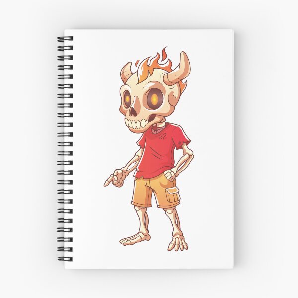 Item preview, Horned Flaming Skeleton Streetwear Demon Bone Art designed and sold by Rupesh-Art26.