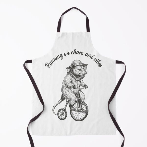 Item preview, Vintage Opossum Riding a Unicycle – Quirky Animal Illustration designed and sold by Everyday Vibe Studio.
