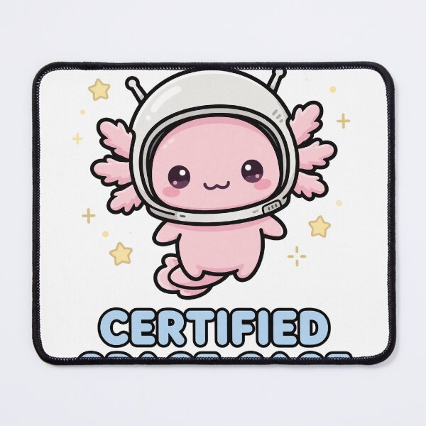 Item preview, Cute Chibi Axolotl Astronaut Certified Space Case Sticker designed and sold by xiaoxiaochibi.