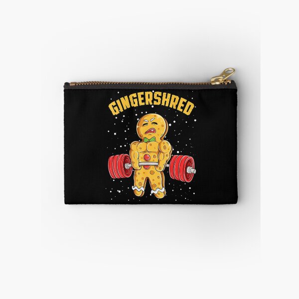 Item preview, Gingershred Gingerbread Man Weightlifting Christmas Fitness designed and sold by OddPopARt.