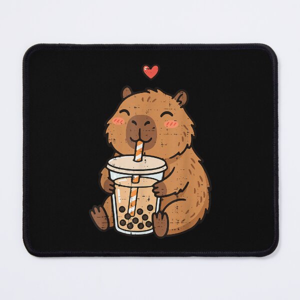 Item preview, Capybara Boba Tea Valentine Animal Lover designed and sold by Mind-Drift.