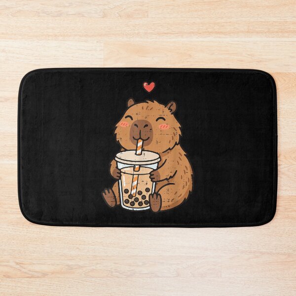 Item preview, Capybara Boba Tea Valentine Animal Lover designed and sold by Mind-Drift.