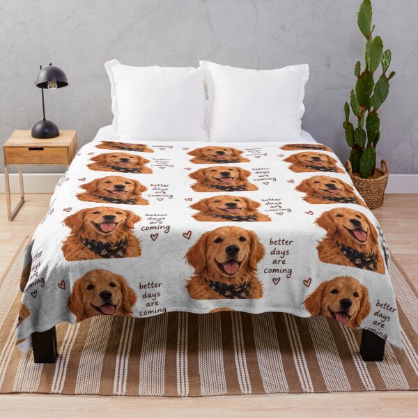 Item preview, Golden retriever  better days are coming  designed and sold by anacdg.
