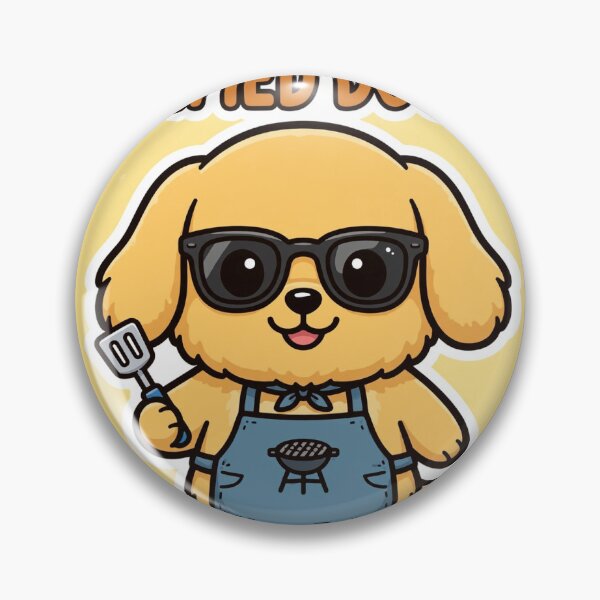 Item preview, Certified Dog Dad — Funny Golden Retriever Sticker designed and sold by SniffGiggle.