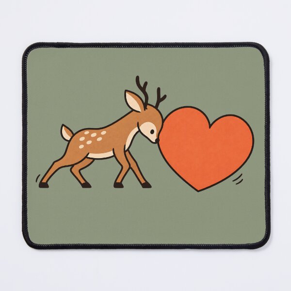 Item preview, Gentle Deer Pushing a Big Heart Forward designed and sold by MAD's Recreation Studio.
