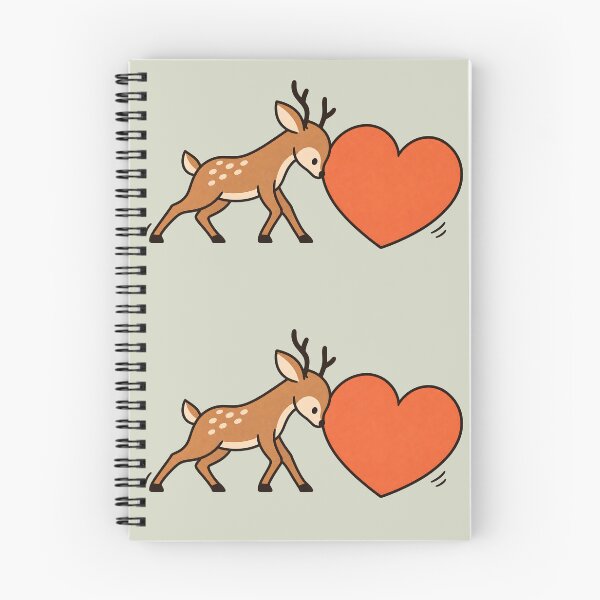 Item preview, Gentle Deer Pushing a Big Heart Forward designed and sold by  MAD's Recreation Studio.