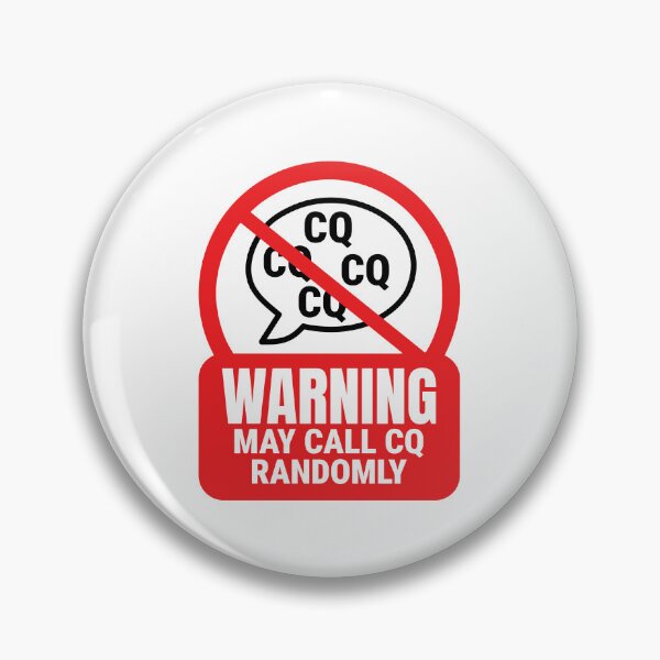 Item preview, Funny Ham Radio Warning May Call CQ Randomly designed and sold by AnnSign.