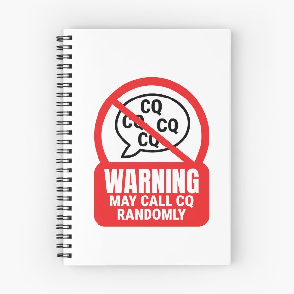 Item preview, Funny Ham Radio Warning May Call CQ Randomly designed and sold by AnnSign.
