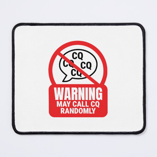 Item preview, Funny Ham Radio Warning May Call CQ Randomly designed and sold by AnnSign.